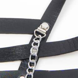 Subblime - Harnais Corset Avec Chaîne Détail Taille Unique